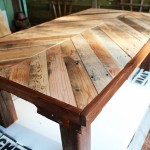 Herringbone coffee table